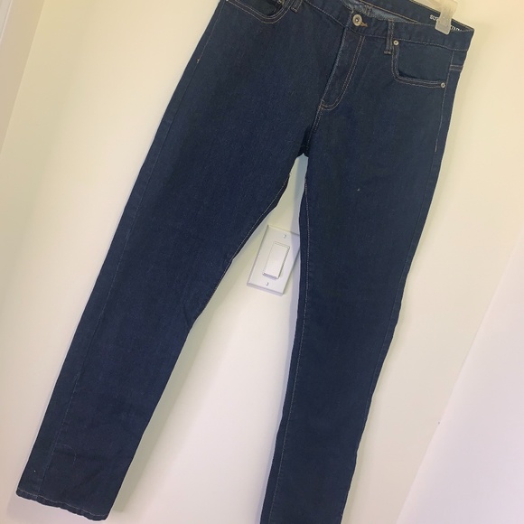 Dark Wash Skinny Mens Jeans 34x32 - Picture 1 of 6